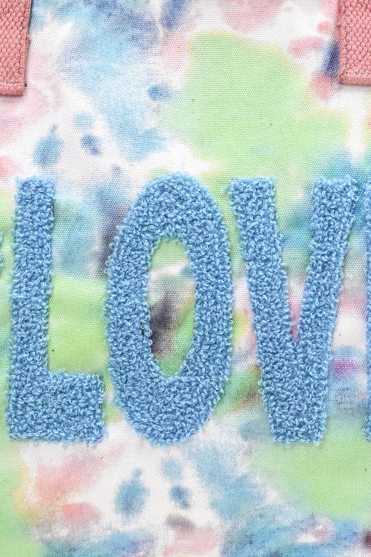 Love Embroidered Handmade Beach Tote Bag