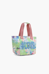 Love Embroidered Handmade Beach Tote Bag