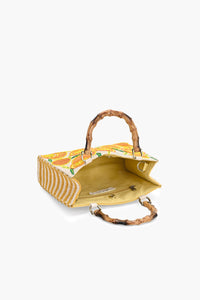 Citrus Bliss Embroidered Hand Bag