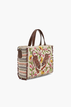 Handcrafted Leopard Motif Tote Bag