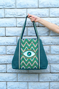 Castleton Green Evil Eye Tote Bag