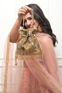 Golden Glory Potli Bag