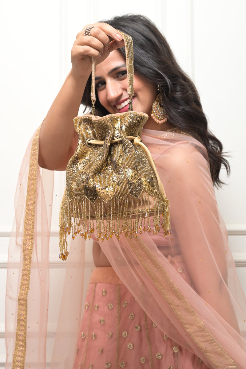 Golden Glory Potli Bag