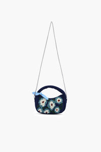 Indigo Blossom Handbag