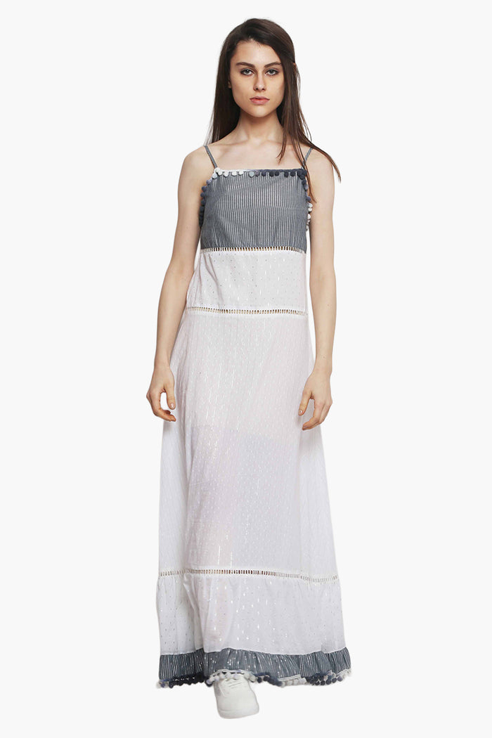 Twilight Tulle Tiered Maxi Dress