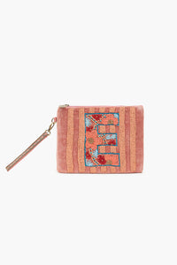 Luxury Velvet Alphabet Pouch