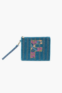Luxury Velvet Alphabet Pouch