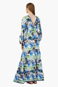 Eva Forest Printed Maxi Dress