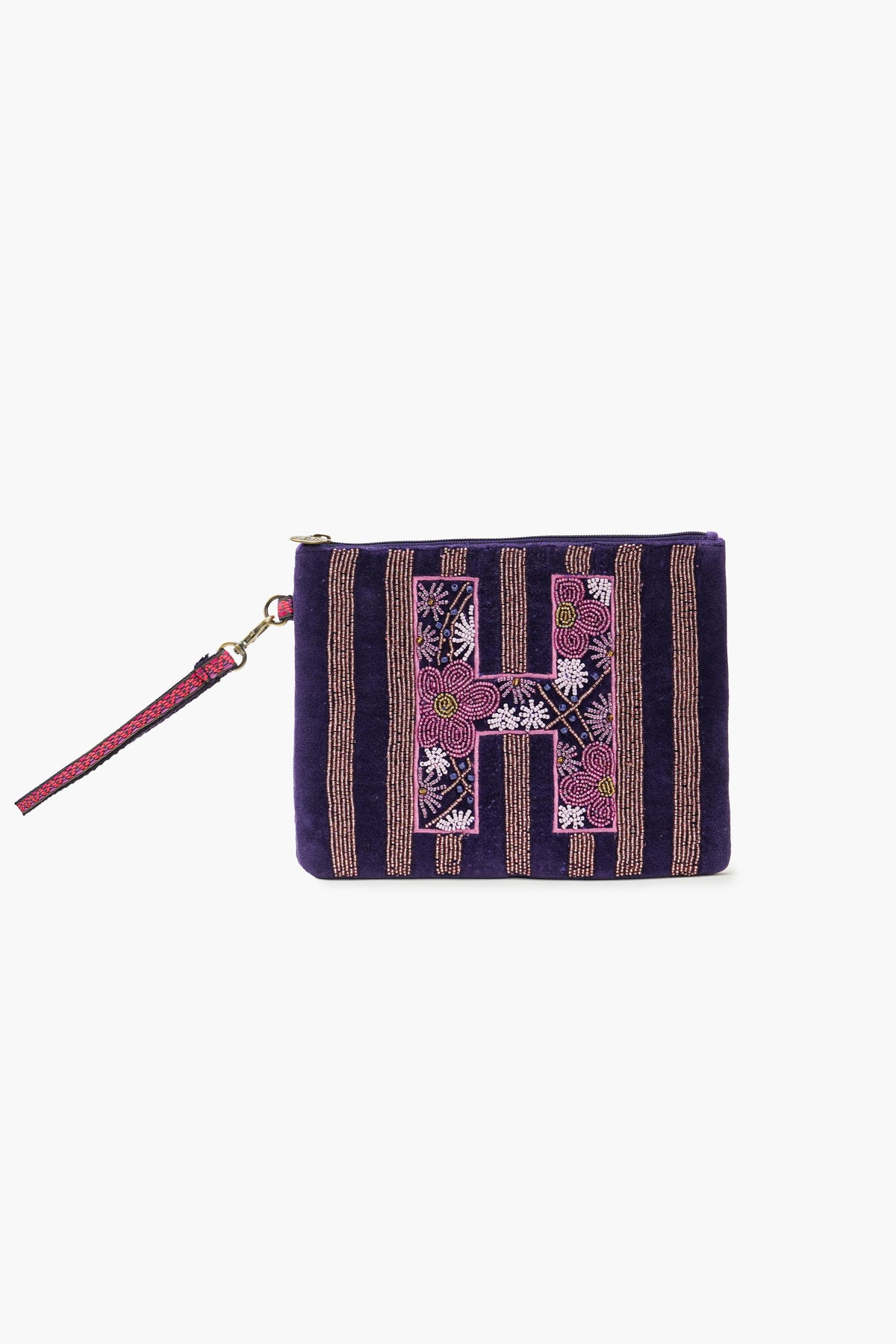 Luxury Velvet Alphabet Pouch