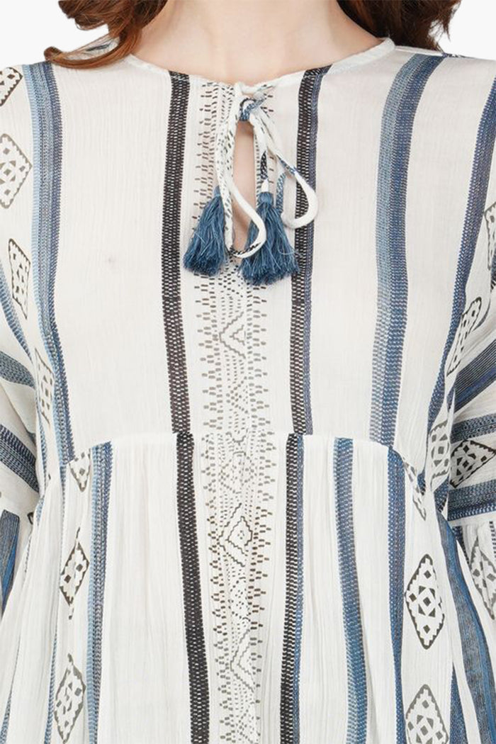 Gianna Striped Short Dress