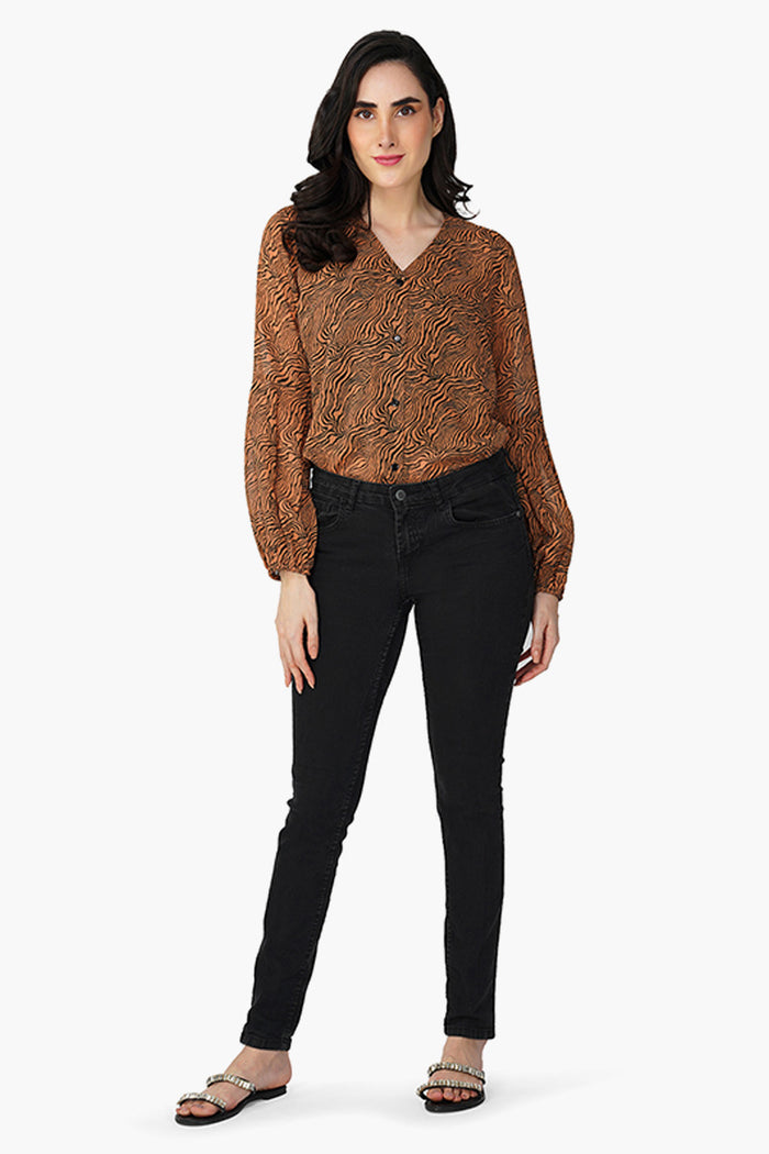 Abstract Vibes Stylish Top