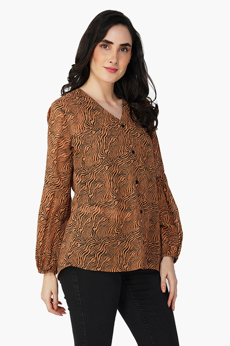Abstract Vibes Stylish Top