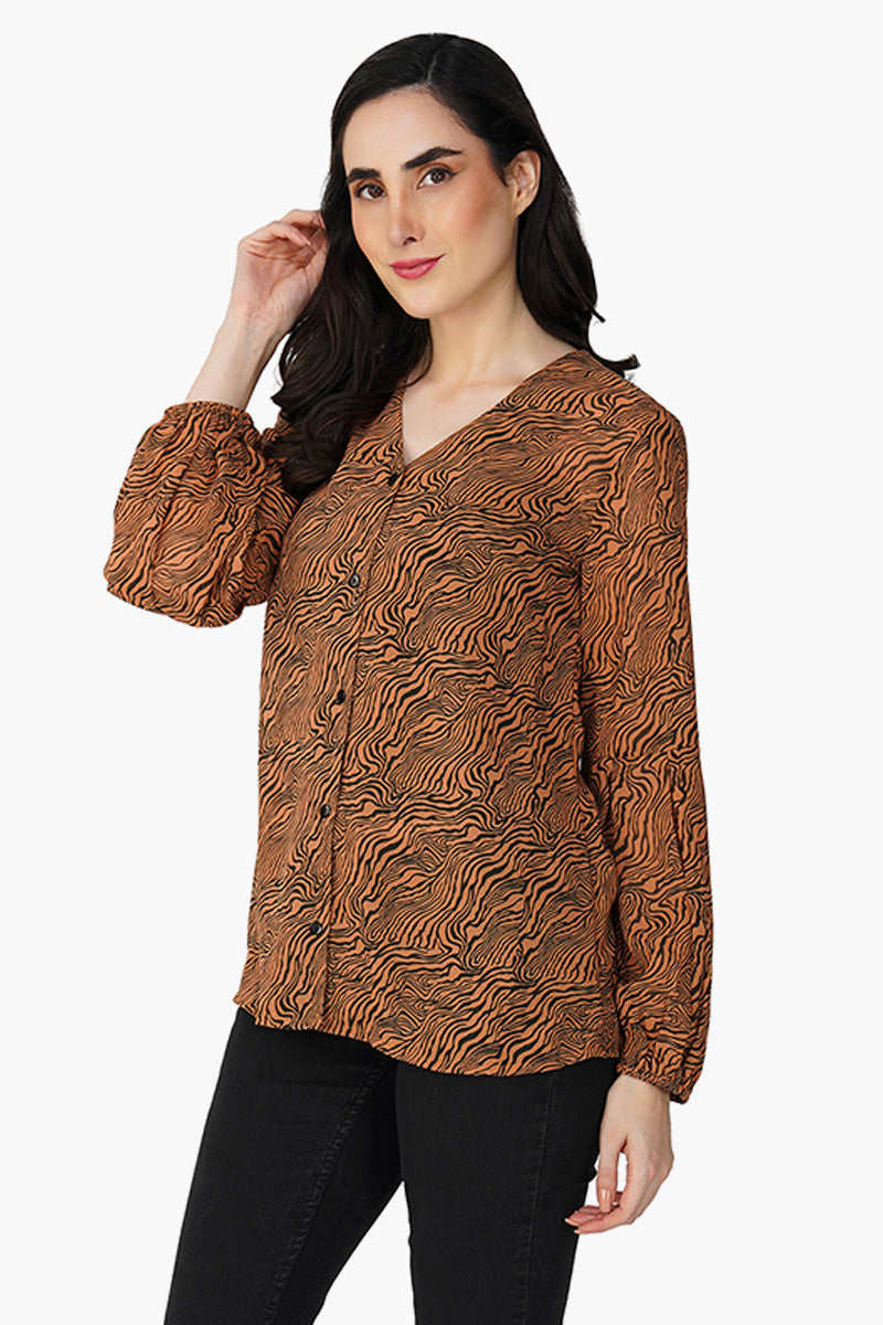 Abstract Vibes Stylish Top