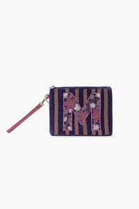 Luxury Velvet Alphabet Pouch