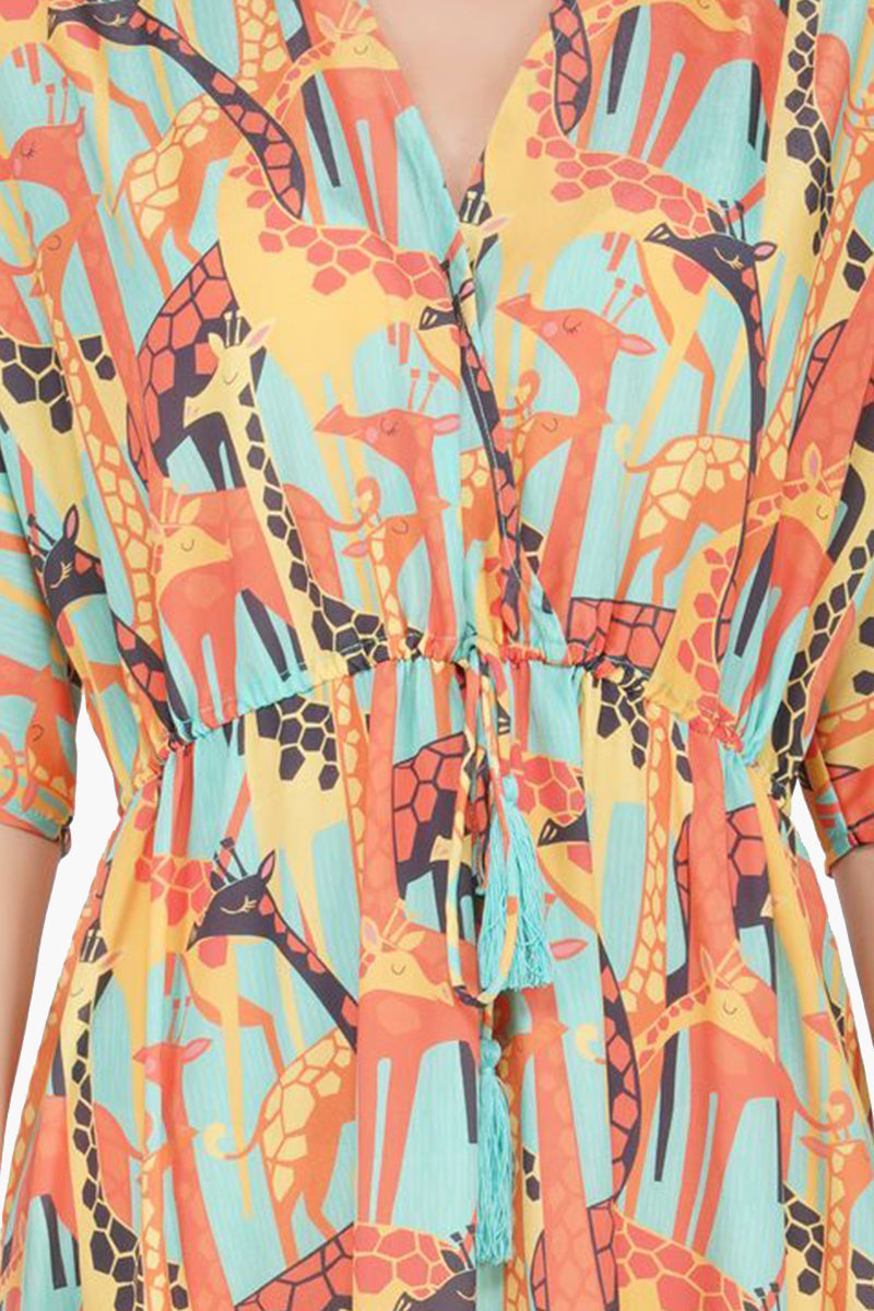 South African Style Maxi Wrap Dress