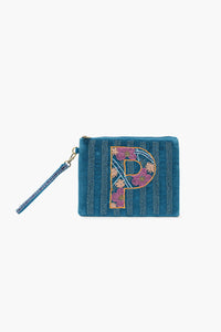 Luxury Velvet Alphabet Pouch