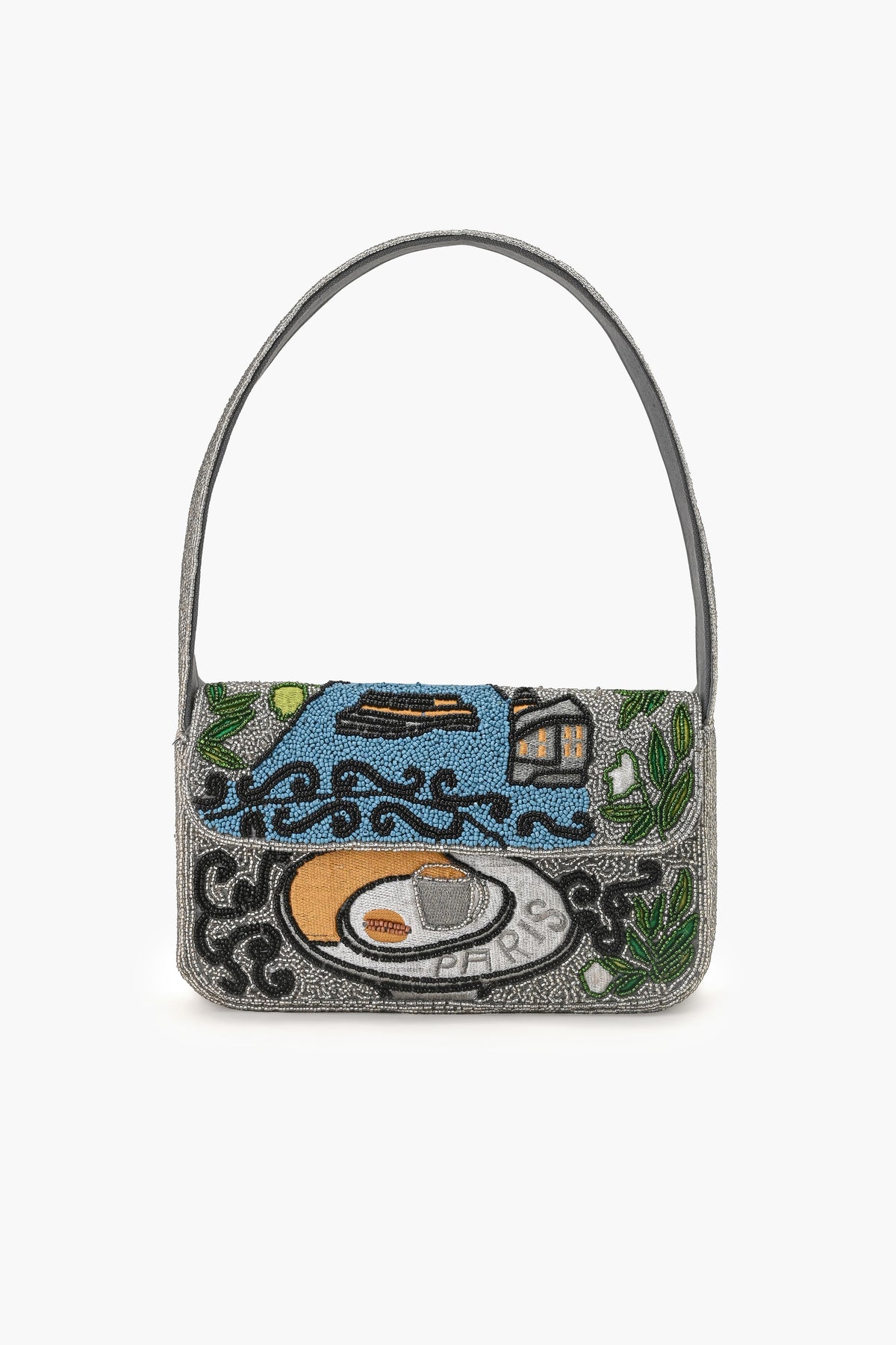 Paris Hand Beaded Shoulder Bag