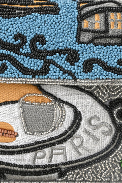 Paris Hand Beaded Shoulder Bag