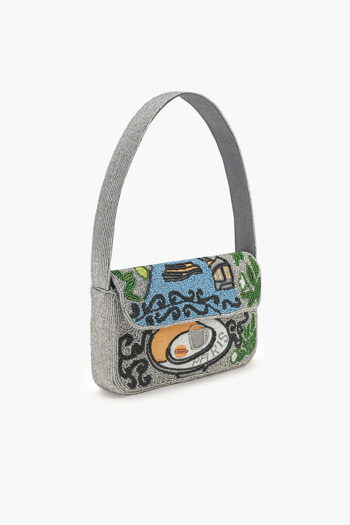 Paris Hand Beaded Shoulder Bag