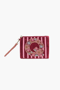 Luxury Velvet Alphabet Pouch