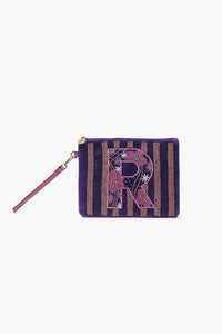 Luxury Velvet Alphabet Pouch