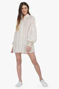 Gold Lurex Stripe Shirt