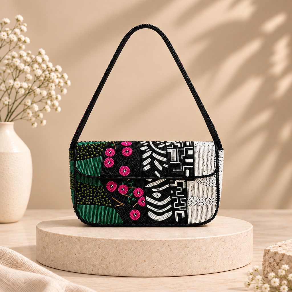 Mystique Beaded Shoulder Bag