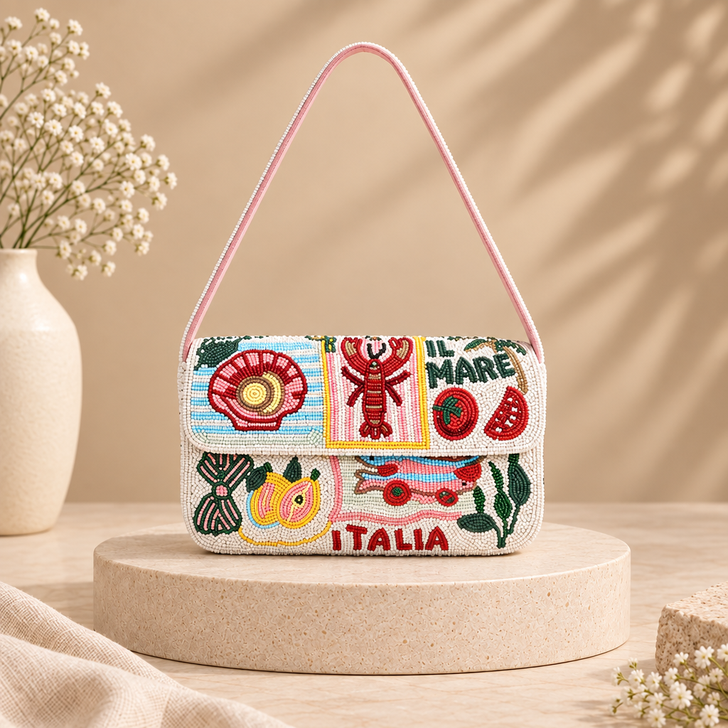 Bella Italia Bead Shoulder Bag