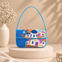 Vibrant Paisley Multi-Color Shoulder Bag
