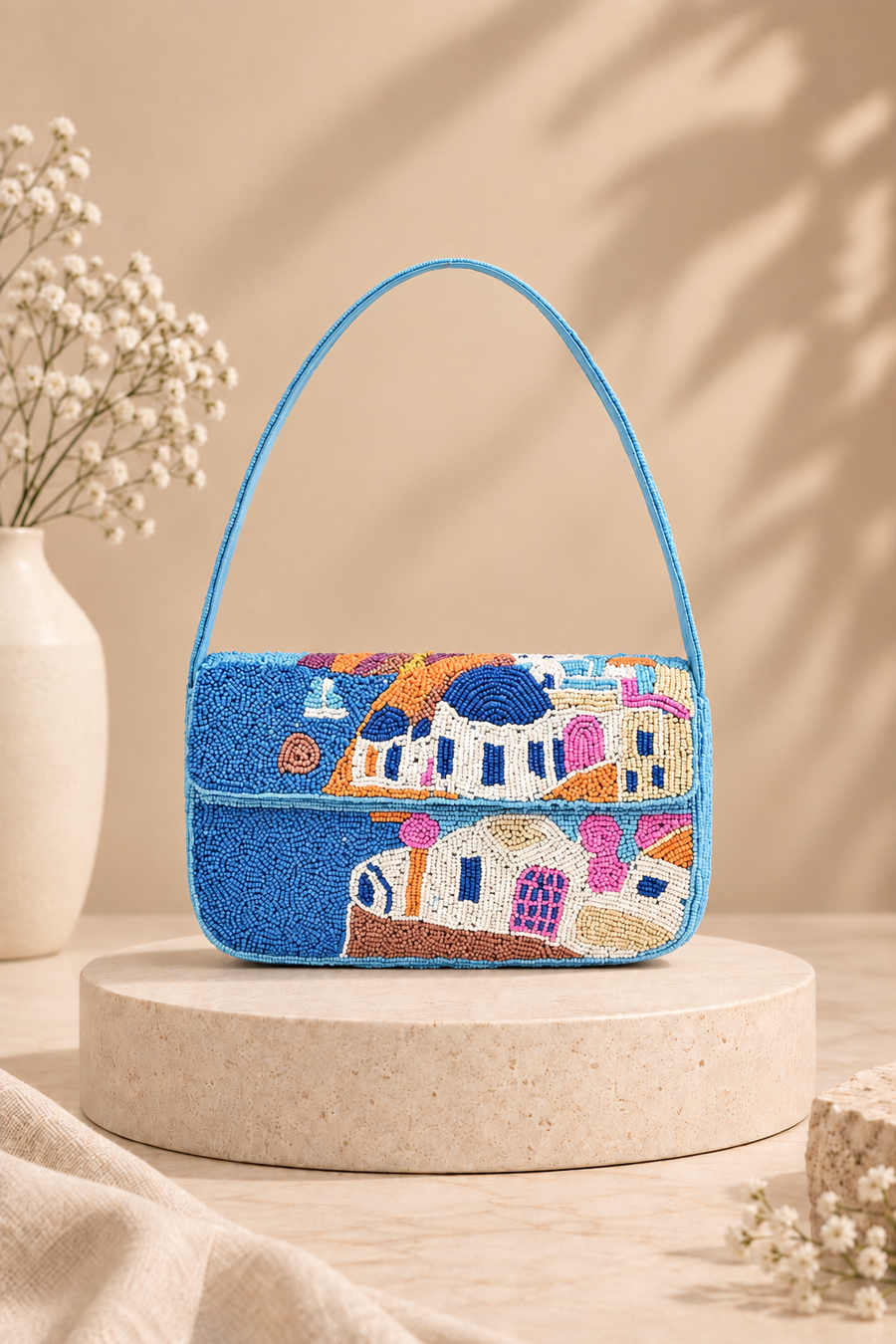 Vibrant Paisley Multi-Color Shoulder Bag