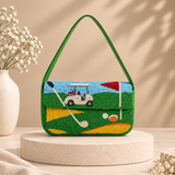 Blossom Luxe Hand-Beaded Shoulder Bag