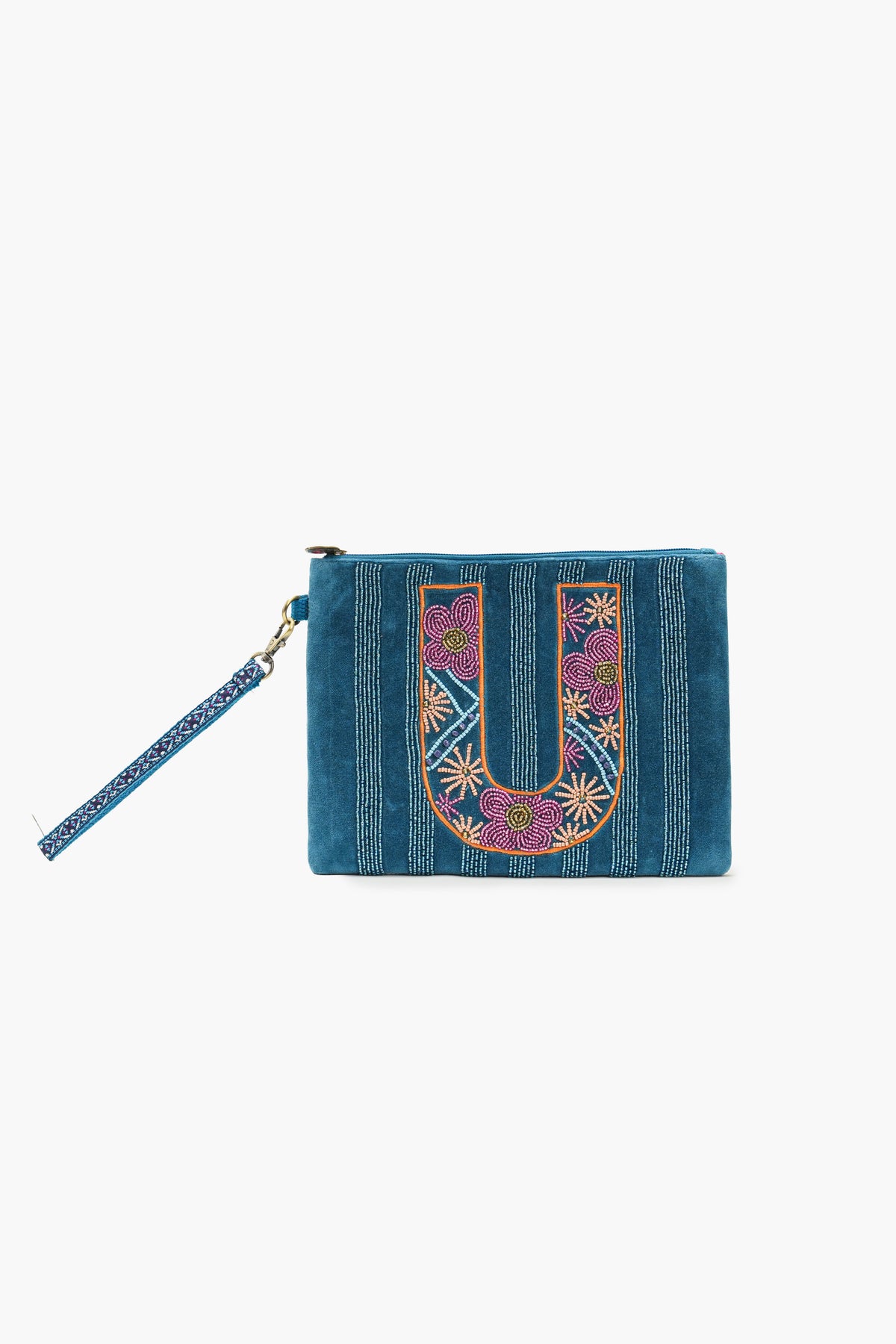 Luxury Velvet Alphabet Pouch