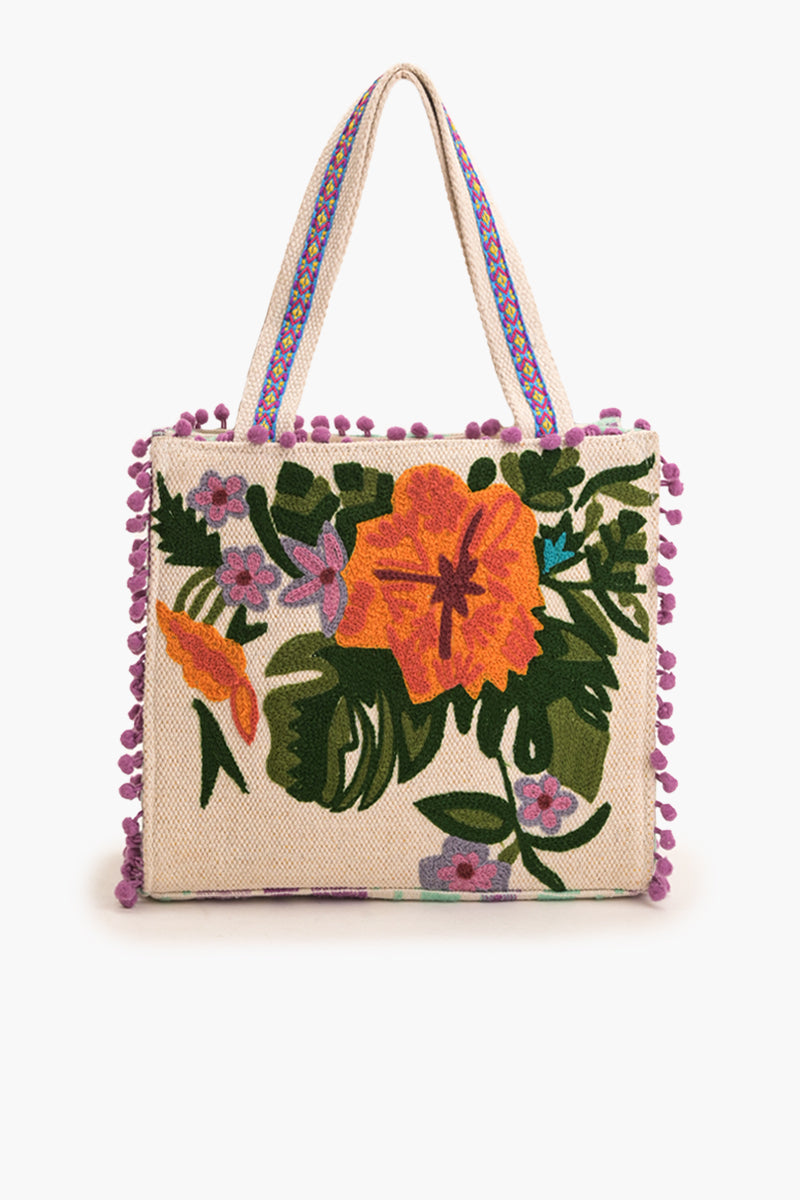 Lavender Blooms Mini Tote Bag