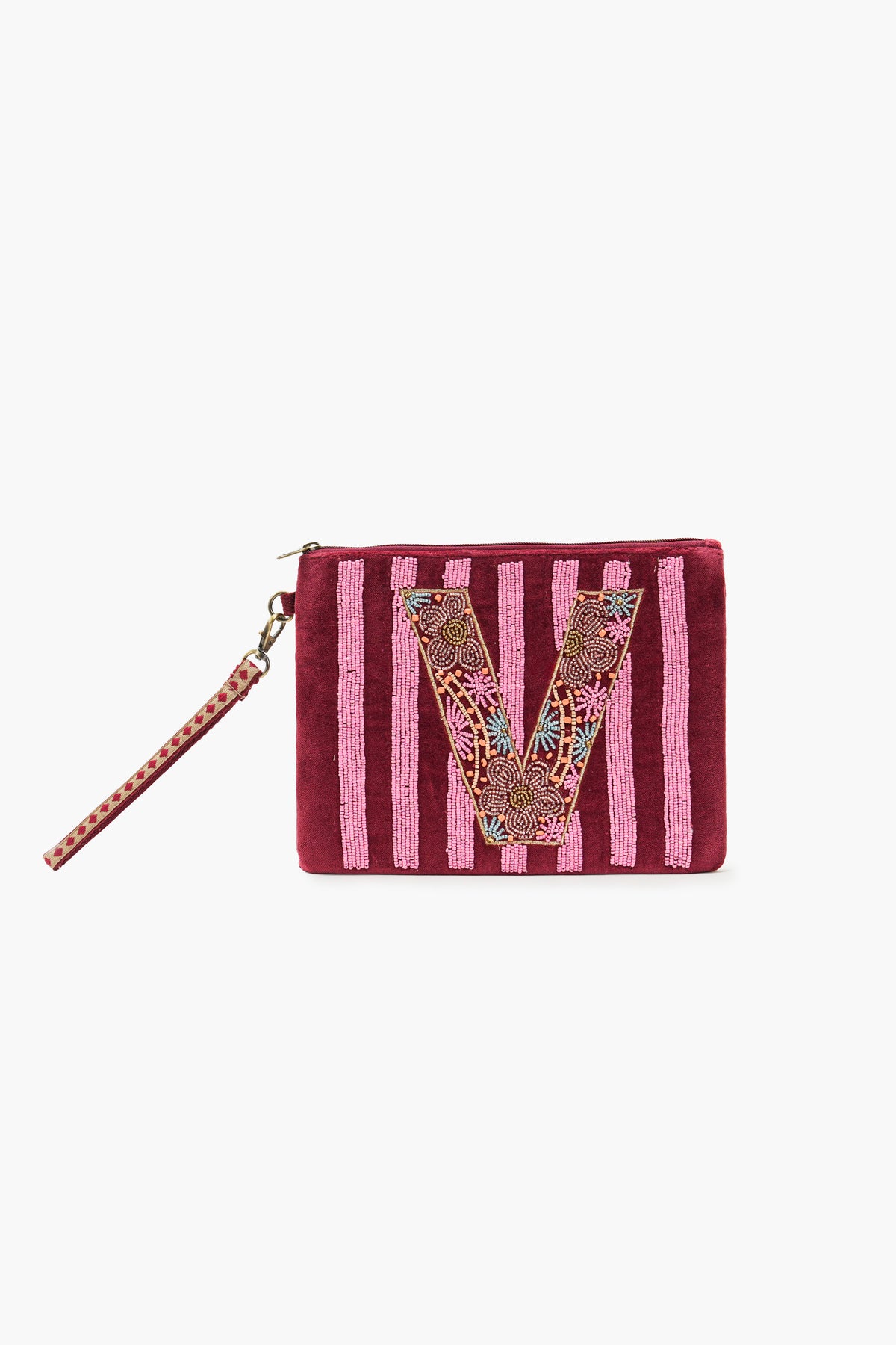 Luxury Velvet Alphabet Pouch