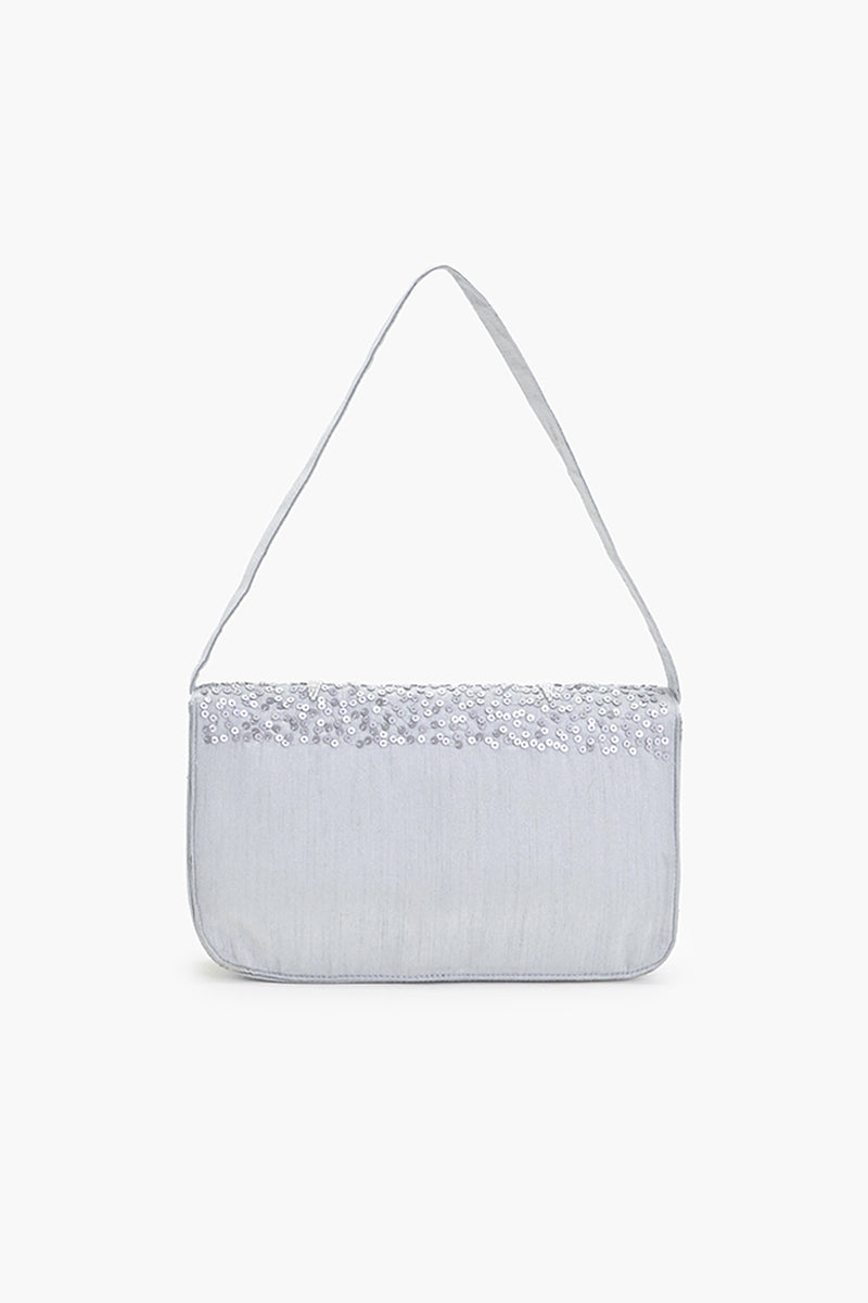 Daisy Delight Beaded Clutch