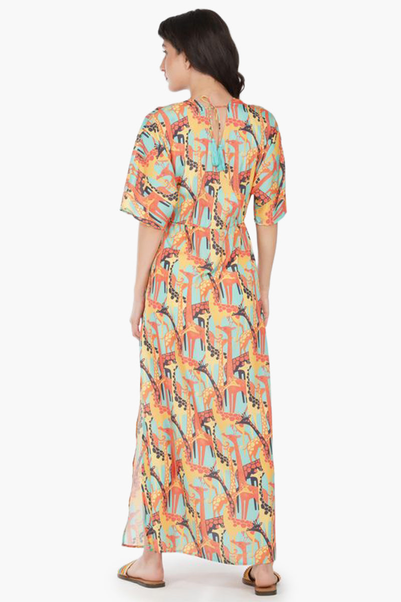 South African Style Maxi Wrap Dress