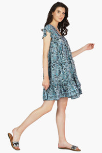 Sofia Paisley Mini Dress