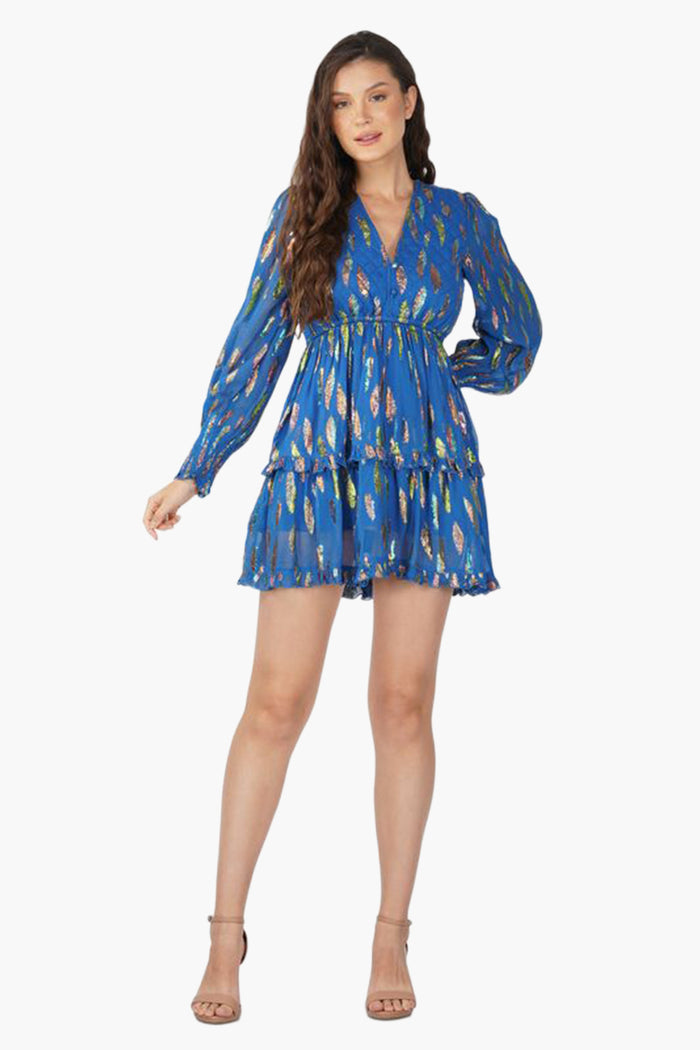 Victoria Ruffle Midi Dress