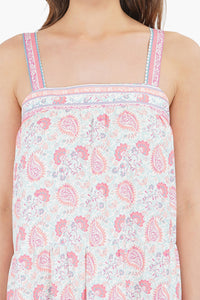 Sugar Coral Floral Maxi Dress