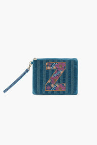 Luxury Velvet Alphabet Pouch