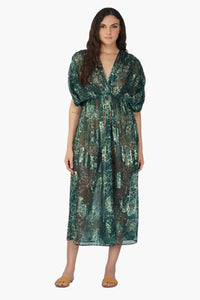 Nevada Tiger Lurex Beach Dress