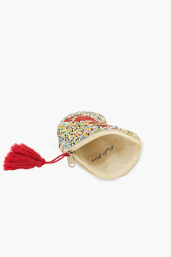 Love-Up Speckled Heart Pouch