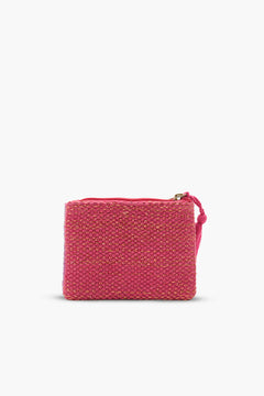 Handmade Multi-Color Striped Beaded Pouch - LOVE UP Luxury Mini Coin Pouch