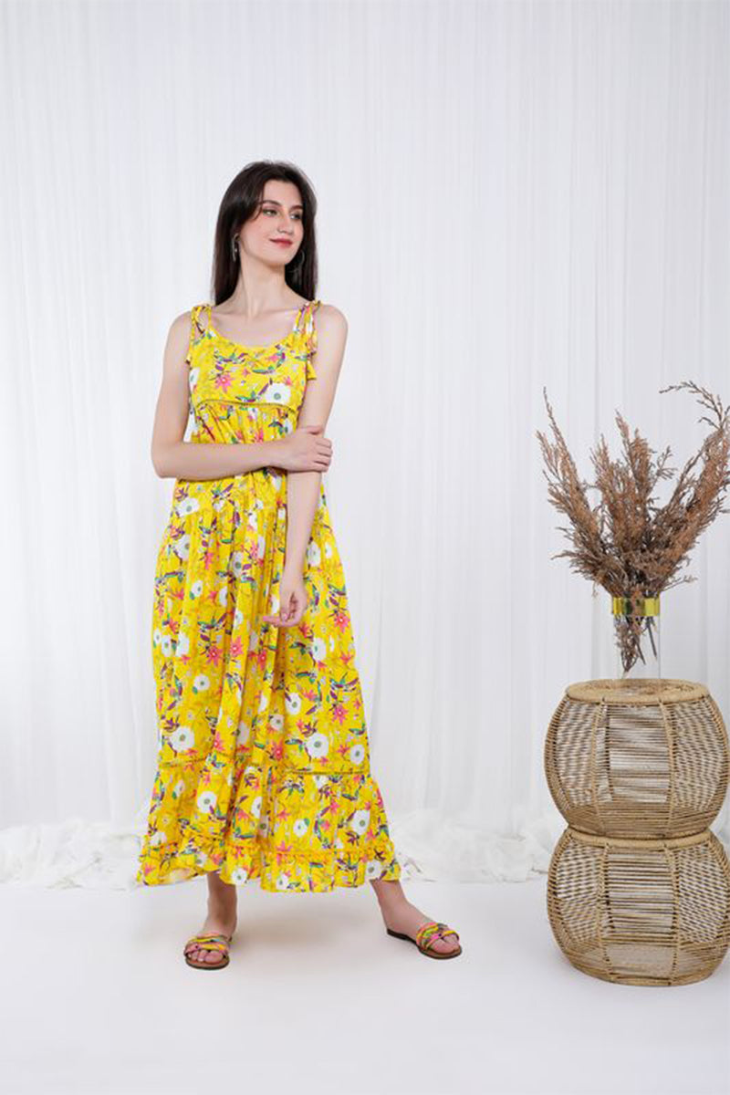 Solara Floral Maxi Dress