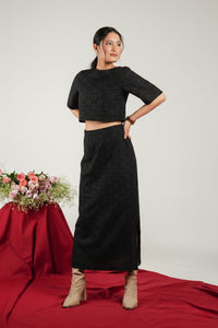 Women's Solid Red Co-ord Set