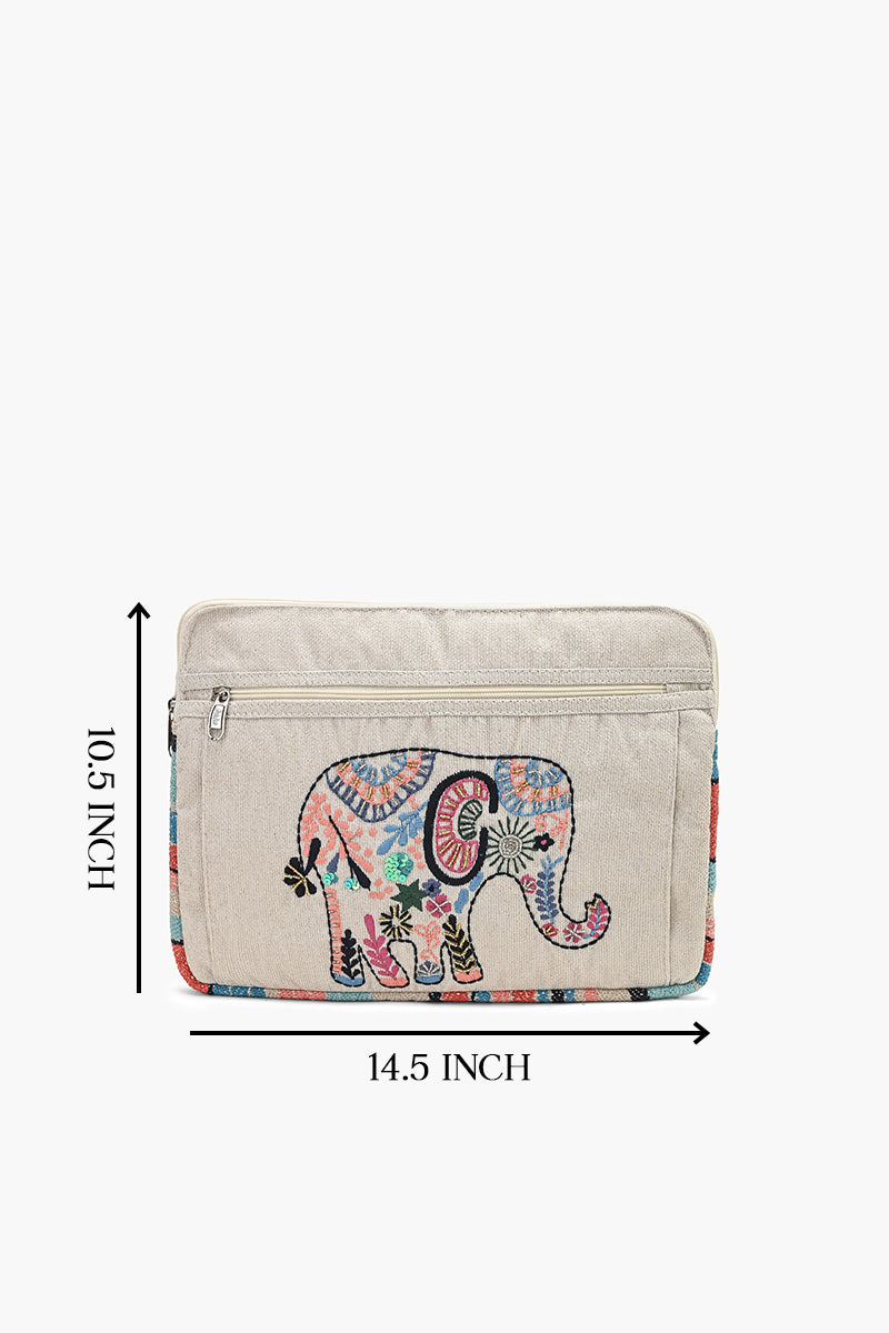 Enchanted Elephant Laptop Sleeve