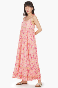 Honeybee Pom Pom Maxi Dress