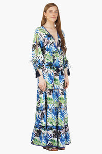 Eva Forest Printed Maxi Dress