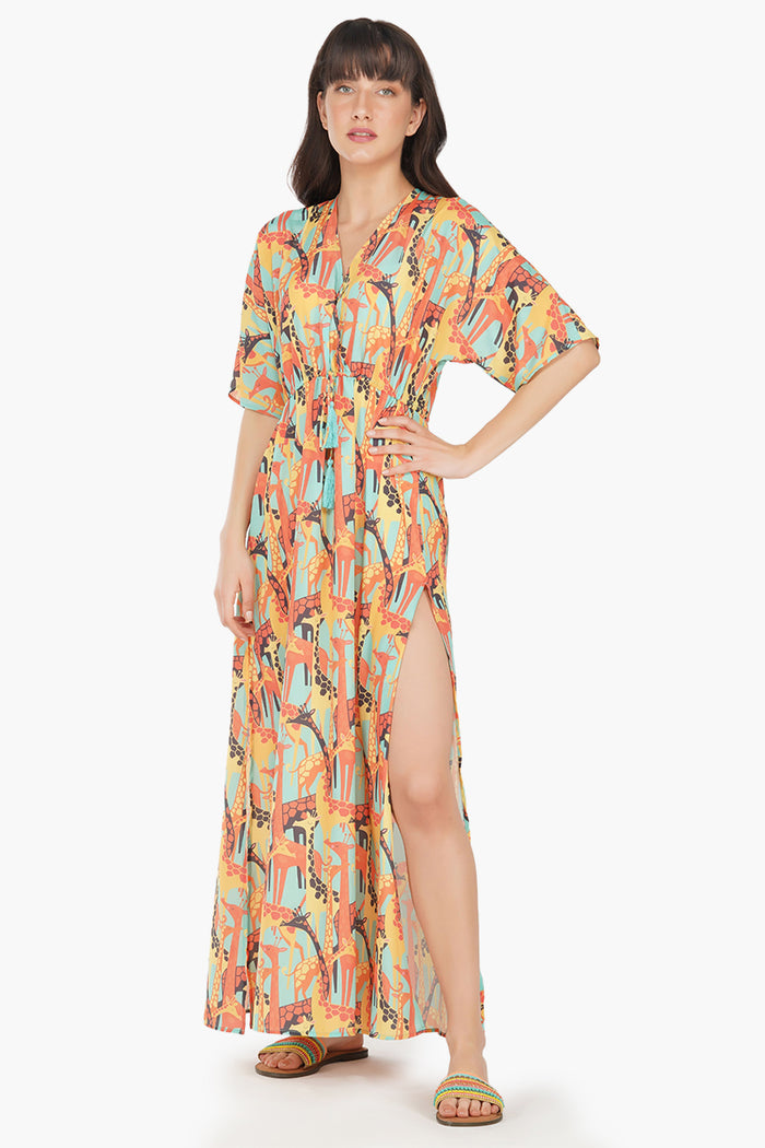 South African Style Maxi Wrap Dress
