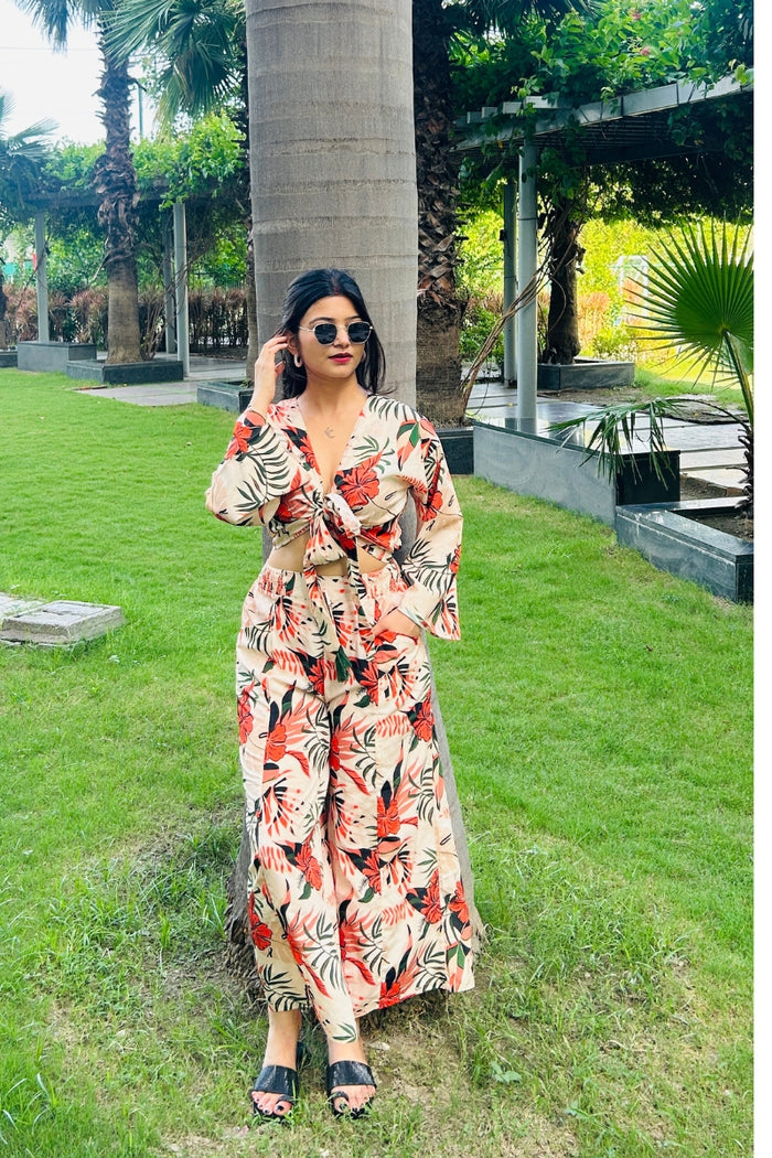 Tropical Sunset Front  Co-ord set